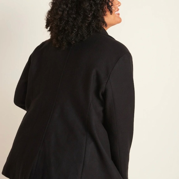 Soft Brushed Pea Coat - Picture 3 of 7